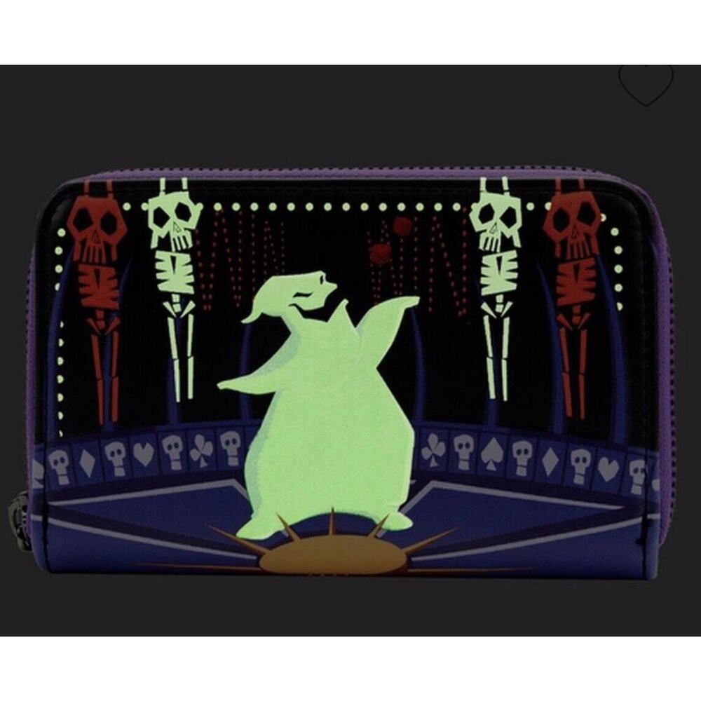 Loungefly Oogie Boogie Nightmare Before Christmas Wallet Glow In The Dark NWT